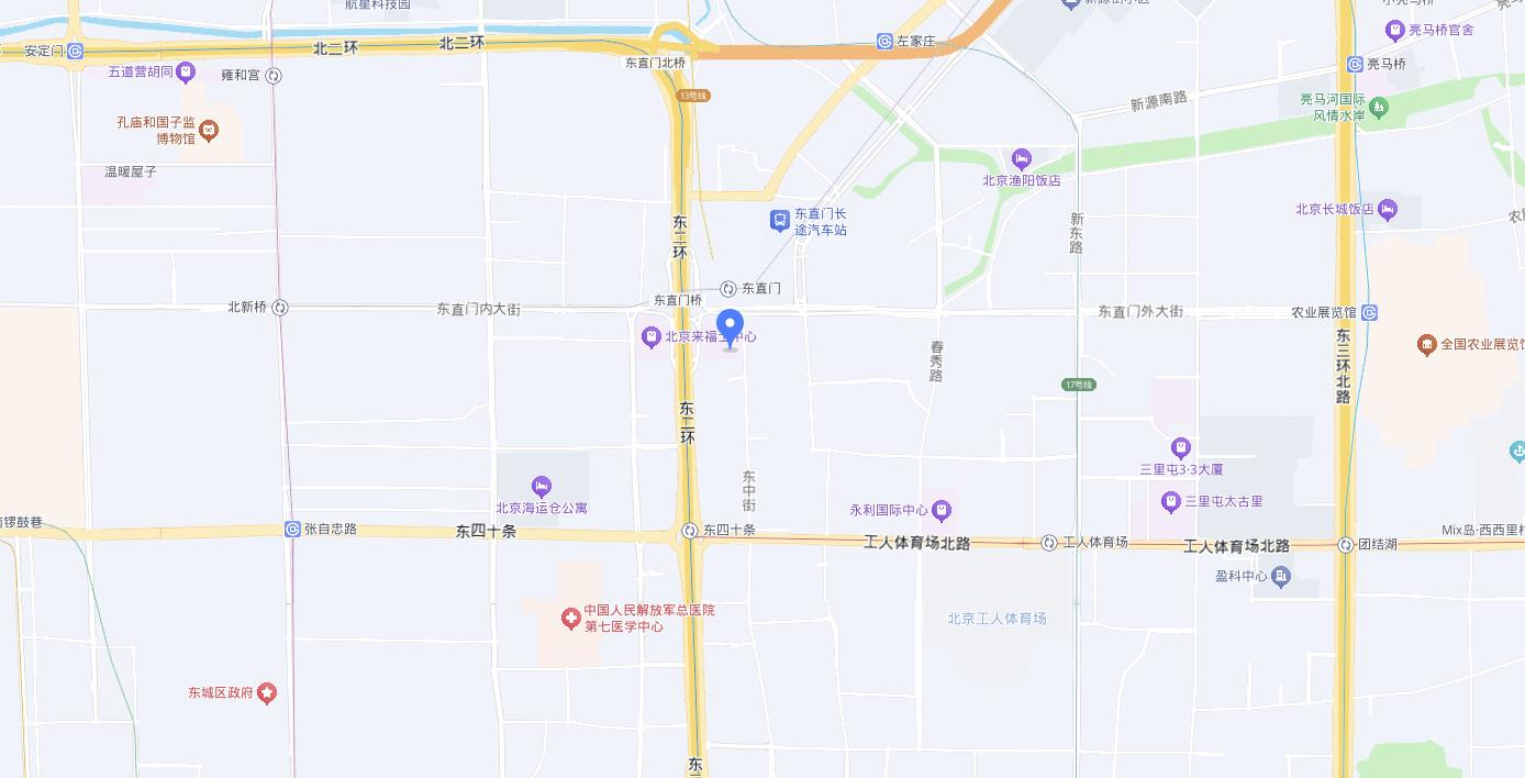 公司位置地图示意
